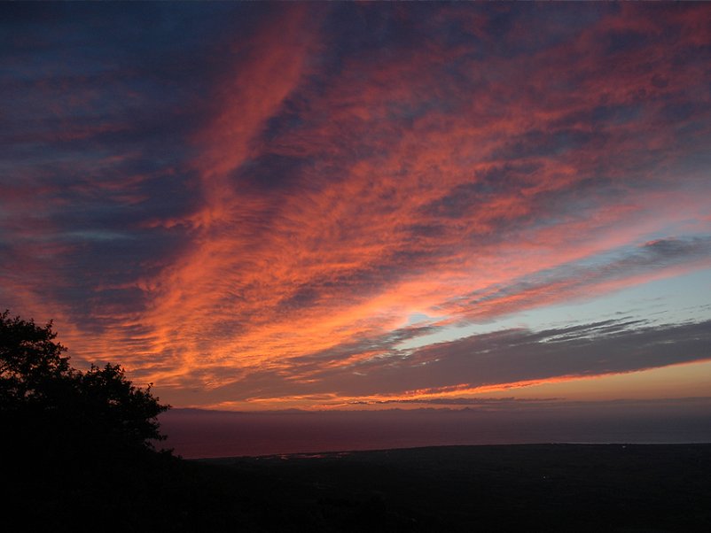 Θέα από την Κρανιά Ολύμπου-Ανατολή ηλίου